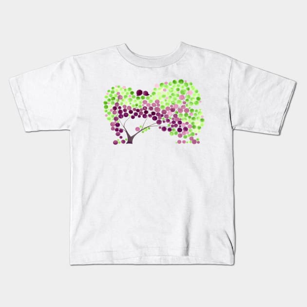 MAGNOLIA COCO TREE Kids T-Shirt by onceuponapaper